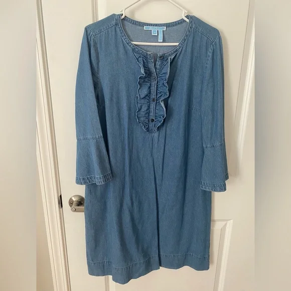 Draper James! Jean Dress 👗 Perfect for Spring - Picture 1 of 4